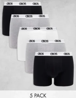 Design 5 Pack Trunks With Branded Waistband