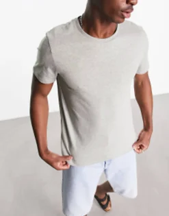 Design 5 Pack T-Shirt With Crew Neck In Ple Colours