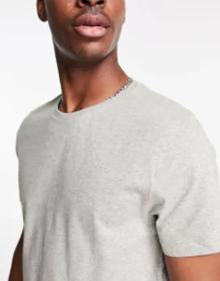 Design 5 Pack T-Shirt With Crew Neck In Ple Colours