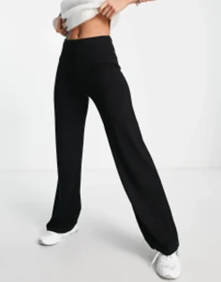 Design Basic Wide Leg Jersey Trouser In