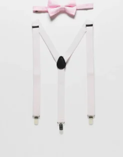 Design Bow And Brace Set In Pink