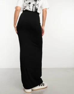Design Column Maxi Skirt In