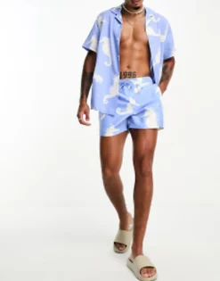Design Co-Ord In Seahorse Print