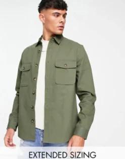 Design Cotton Shacket In