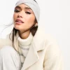 Design Cross Over Knit Headband In Grey Marl