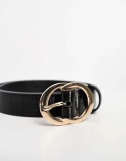 Design Curve Croc Double Circle Waist And Hip Belt