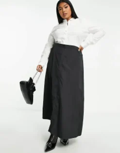 Design Curve Long Sleeve Fitted Shirt In Stretch Cotton In