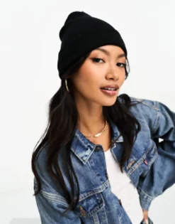 Design Deep Turn Up Beanie In