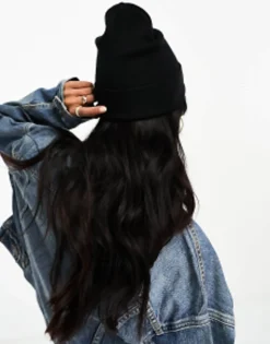 Design Deep Turn Up Beanie In