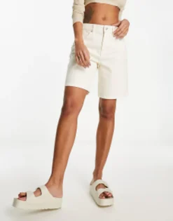 Design Denim Bermuda Shorts In