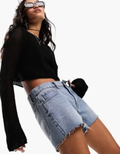 Design Denim 'Relaxed' Short In Midwash