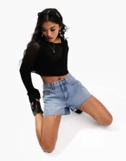 Design Denim 'Relaxed' Short In Midwash