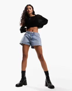 Design Denim 'Relaxed' Short In Midwash