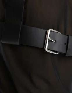 Design Faux Leather Body Harness In