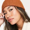Design Fisherman Beanie In Tobacco