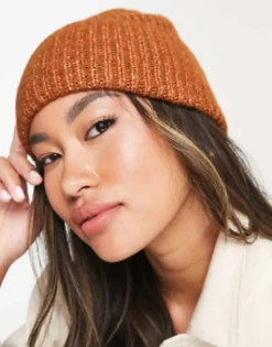 Design Fisherman Beanie In Tobacco