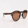 Design Frame Round Sunglasses In With Tortoiseshell Detail