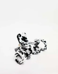 Design Hair Clip Claw In Mono Resin