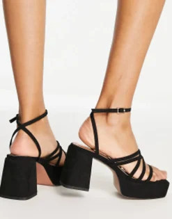 Design Hanon Strappy Platform Heeled Sandals In