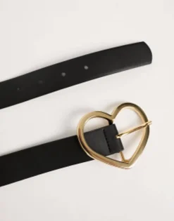 Design Heart Buckle Waist And Hip Jeans Belt