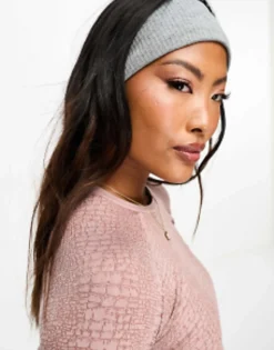 Design Jersey Headband With Ribbed Design In