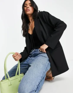 Design Jersey Slouchy Suit Blazer In