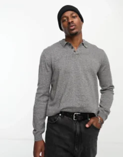 Design Knitted Cotton Essential Polo In