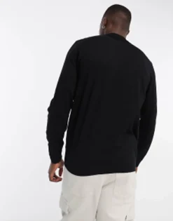 Design Knitted Essential Polo Jumper In