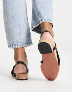 Design Latte Round Toe Sling Back Ballet In