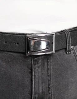 Design Leather Saffiano Smart Belt In