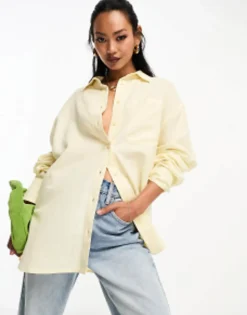 Design Linen Shirt In Neutral