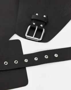 Design Low Waist Wide Belt In