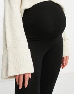 Design Maternity 2 Pack Over The Bump Leggings In