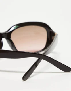 Design Mid Square Wrap Sunglasses In