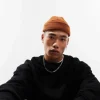 Design Mini Fisherman Ribbed Beanie In