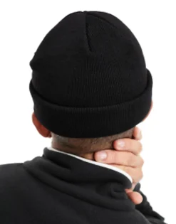 Design Mini Fisherman Ribbed Beanie In