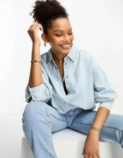 Design Minimal Denim Shirt In