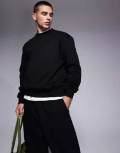 Design Mix & Match Heavyweight Set In Black