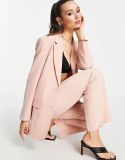Design Mix & Match Slim Boy Suit In Blush