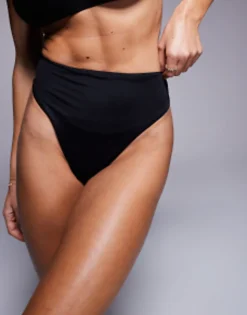 Design Mix And Match High Leg High Waist Bikini Bottom In