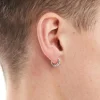 Design 9Mm Hoop Earrings In Real Plate