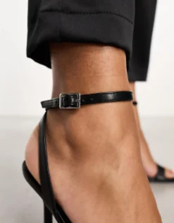 Design Nali Barely There Heeled Sandals In Pu
