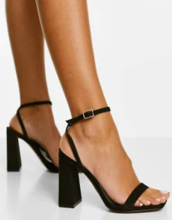 Design Nora Barely There Block Heeled Sandals In