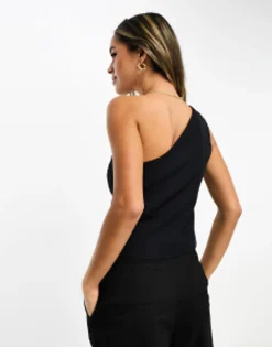 Design One Shoulder Waistcoat In