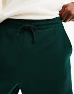 Design Oversized Joggers With Cargo Pockets In Dark Green
