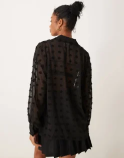 Design Oversized Shirt In Dobby