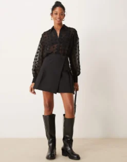 Design Oversized Shirt In Dobby