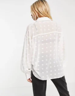 Design Oversized Shirt In Dobby