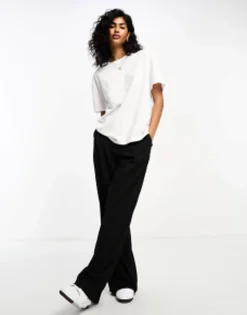Design Oversized T-Shirt In 2 Pack In Black & White