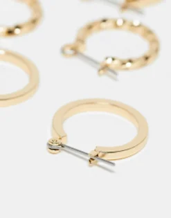 Design Pack Of 3 20Mm Hoop Earrings In
